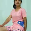 Koala Print T-shirt & Shorts Set in Salmon Rose