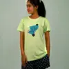 Stay Graceful Lettuce Green T-shirt & Salute Navy Shorts Set