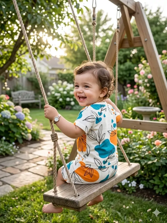 IMG_3939 Leaves & Cloud T-shirt & Shorts Toddler set