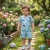IMG_3986 Happy Thoughts T-shirt & Shorts Toddler set