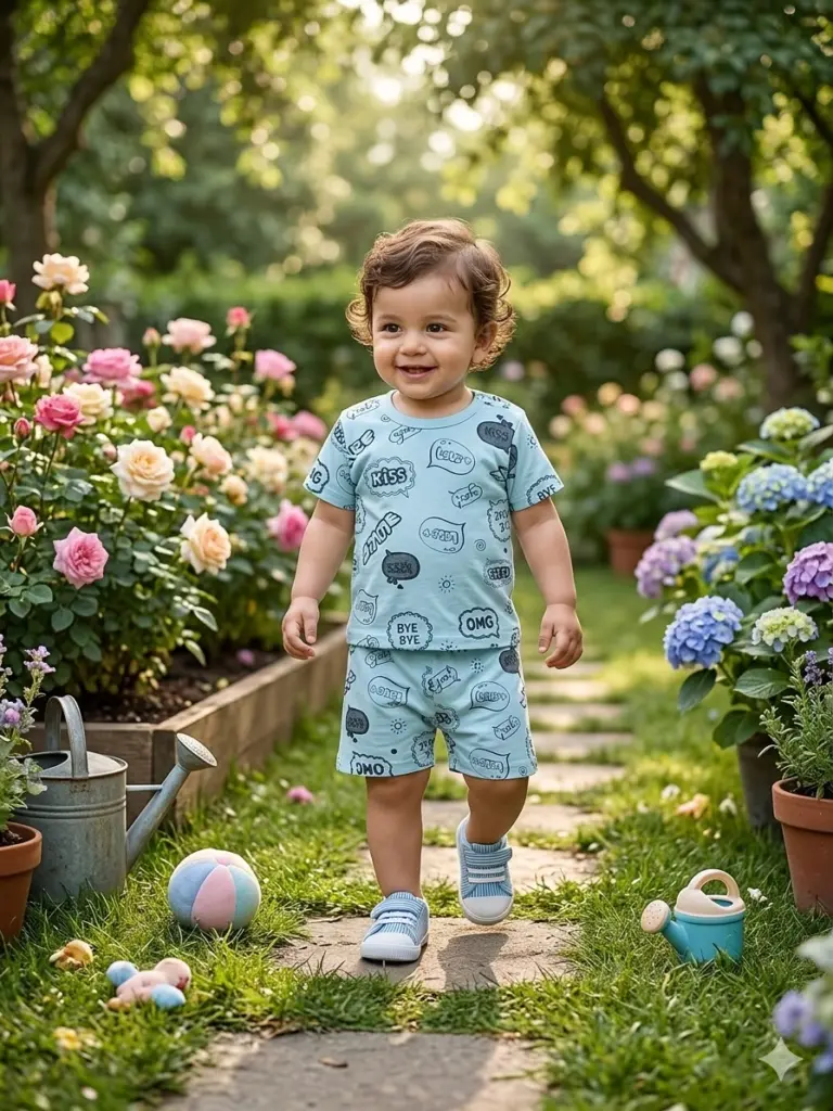 Happy Thoughts T-shirt & Shorts Toddler set