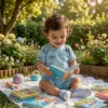 IMG_3988 Happy Thoughts T-shirt & Shorts Toddler set